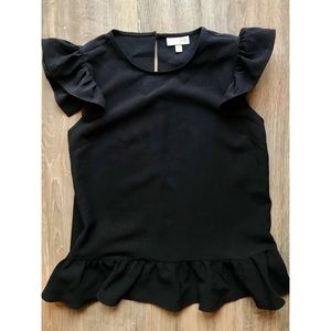 Maison Jules Ruffle Blouse